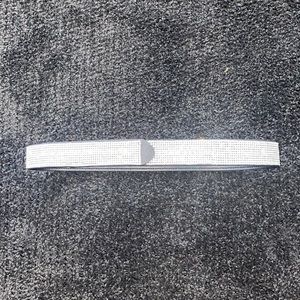 TOPSHOP Rhinestone Leather Snap Belt